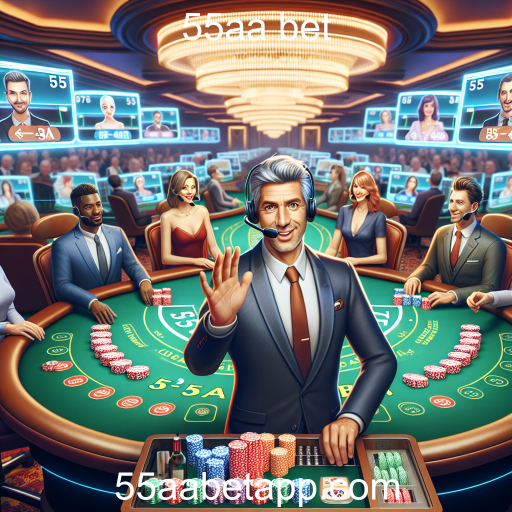 A Imersão do Cassino Ao Vivo no 55aa bet